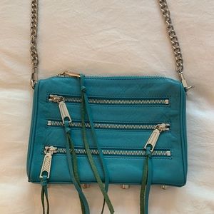 Rebecca Minkoff Mini 5 Crossbody Teal